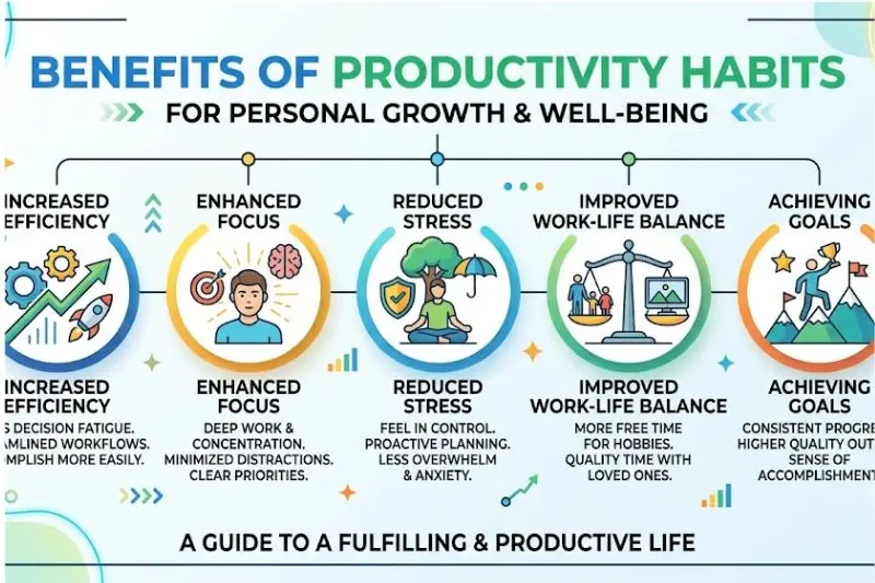 benefits of productivity habits