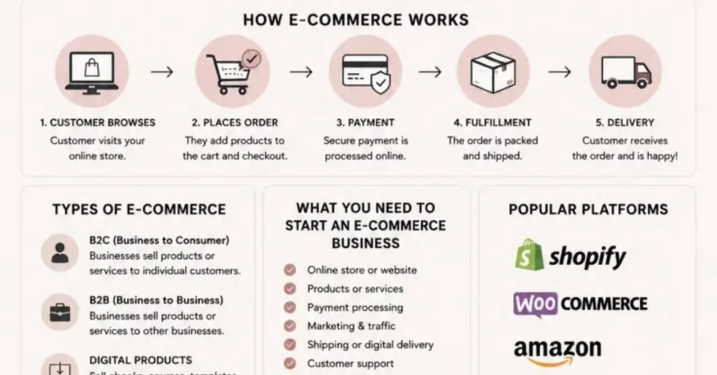 E-commerce Business Guide for Beginners and Growth e-commerce business guide for beginners and growth