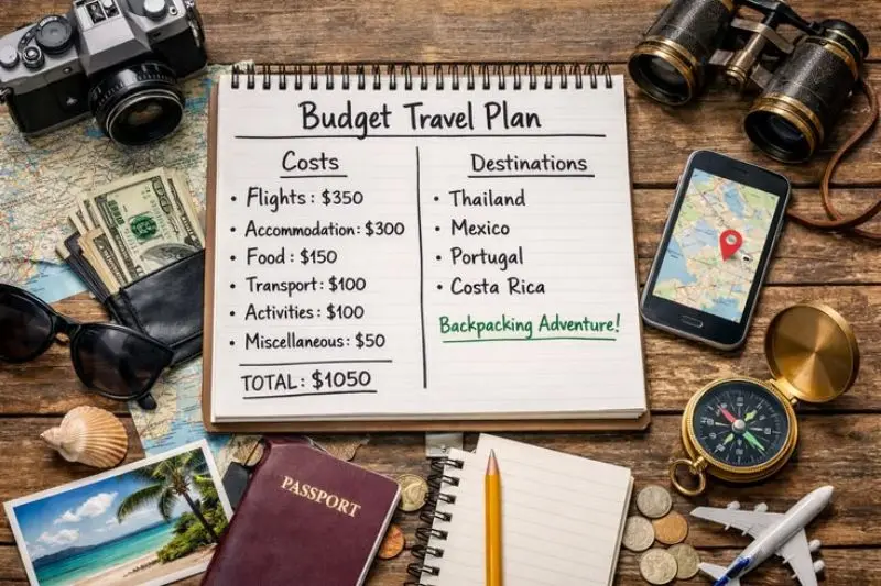 what are 3 budget travel tips